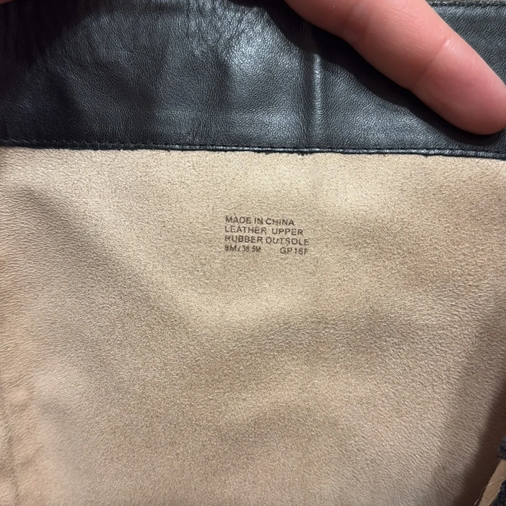 Michael Kors Black Tall Leather Boot - Picture 9 of 9